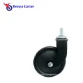 3inch PP Dinner Car Caster Wheels Thread Stem